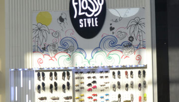 Flossy kiosk @ Dubai mall